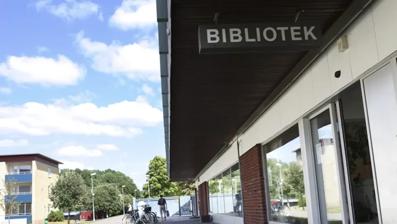 Exteriör Ekholmens bibliotek