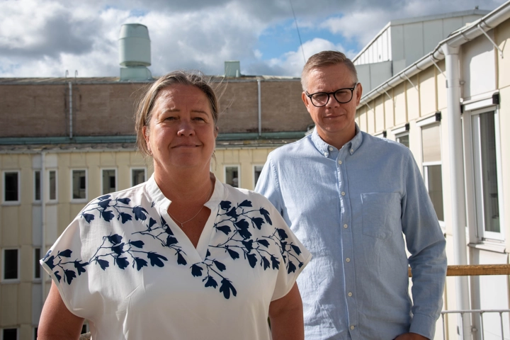Susanne Elmbro och Johan Adolfsson